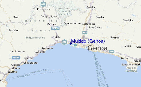 Multido (Genoa) Location Map