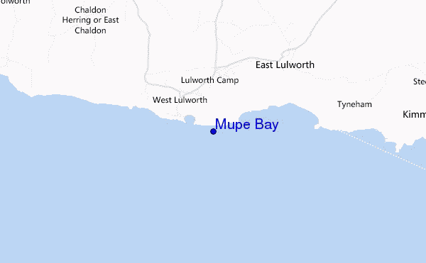 locatiekaart van Mupe Bay