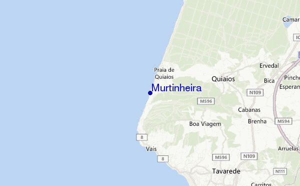 locatiekaart van Murtinheira