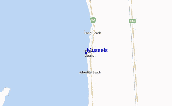 locatiekaart van Mussels