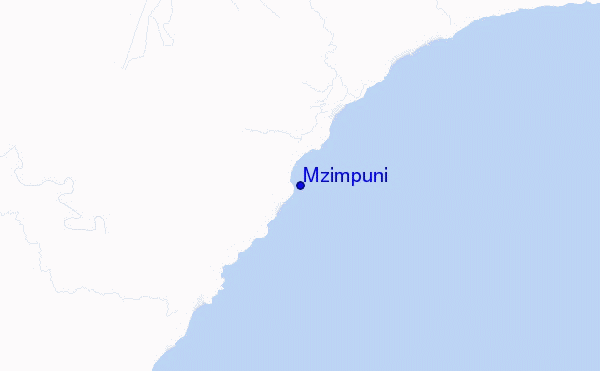 locatiekaart van Mzimpuni