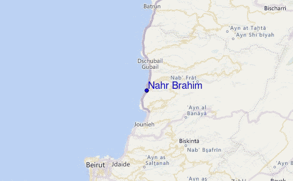 Nahr Brahim Location Map