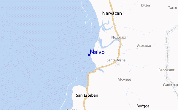 locatiekaart van Nalvo
