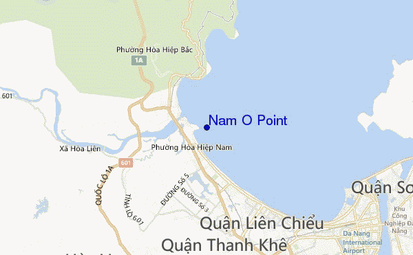 locatiekaart van Nam O Point
