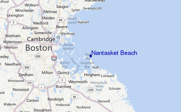 Nantasket Beach Location Map