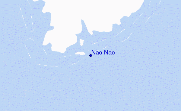 locatiekaart van Nao Nao