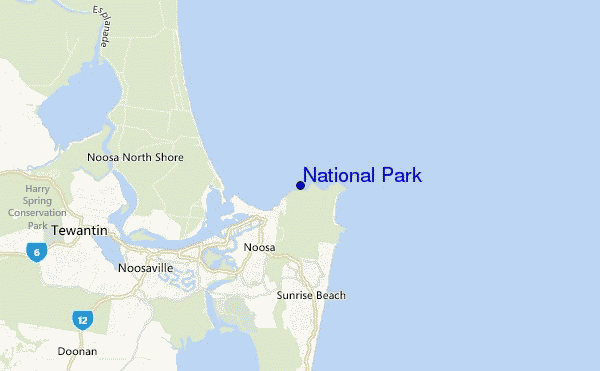 locatiekaart van National Park