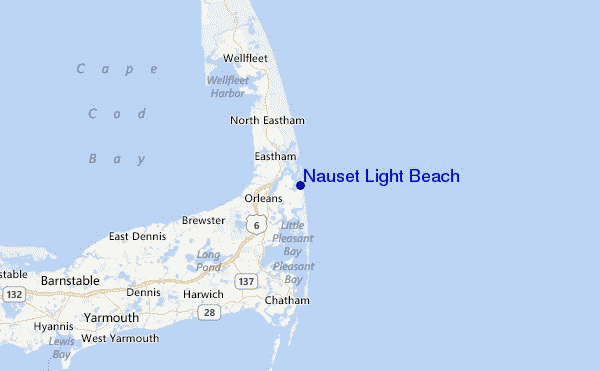Nauset Light Beach Location Map