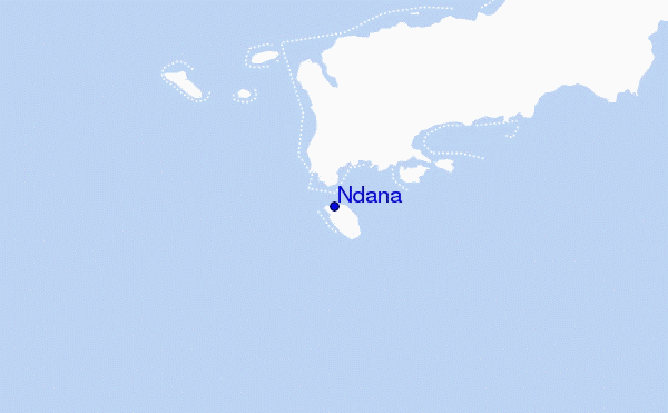 Ndana Location Map