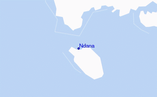 locatiekaart van Ndana
