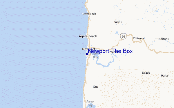 Newport-The Box Location Map