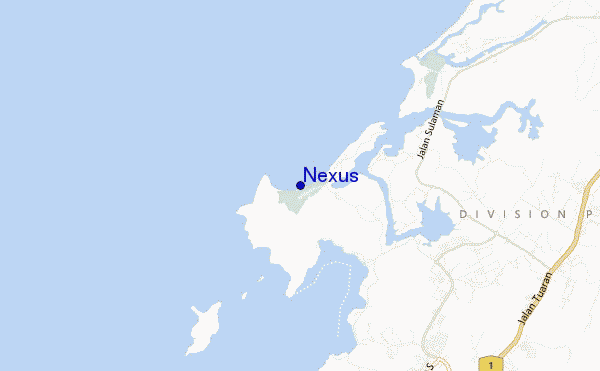 locatiekaart van Nexus