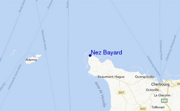Nez Bayard Location Map