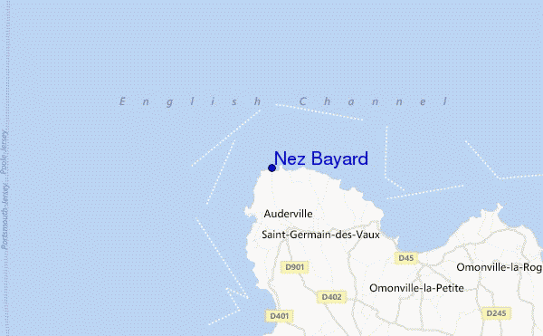 locatiekaart van Nez Bayard