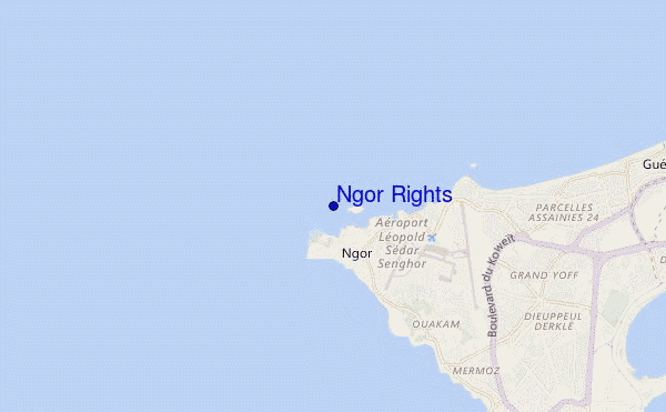 locatiekaart van Ngor Rights