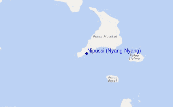 locatiekaart van Nipussi (Nyang-Nyang)