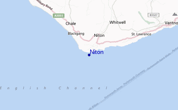 locatiekaart van Niton