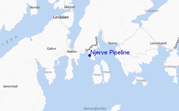 locatiekaart van Njerve Pipeline