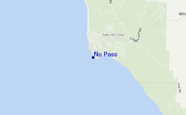 locatiekaart van No Pass