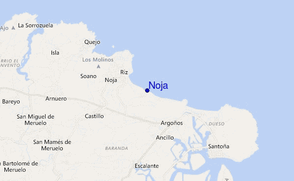locatiekaart van Noja