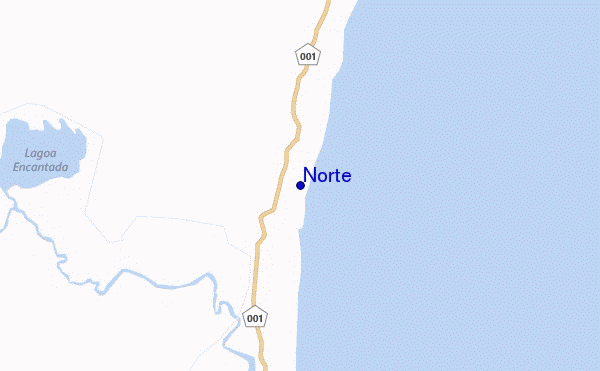 locatiekaart van Norte