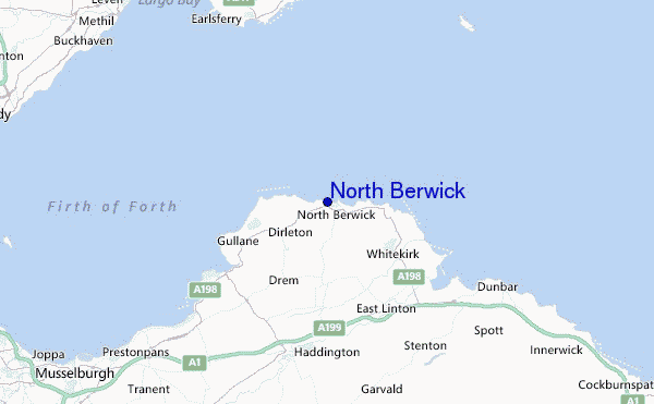 North Berwick Location Map