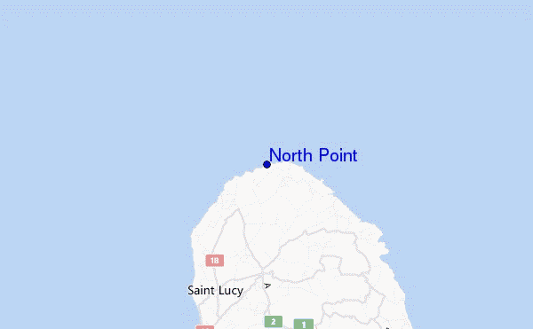 locatiekaart van North Point