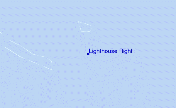locatiekaart van Lighthouse Right