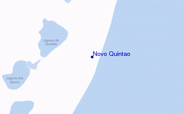 locatiekaart van Novo Quintao