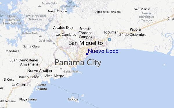 Nuevo Loco Location Map