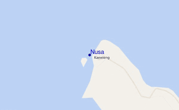 locatiekaart van Nusa
