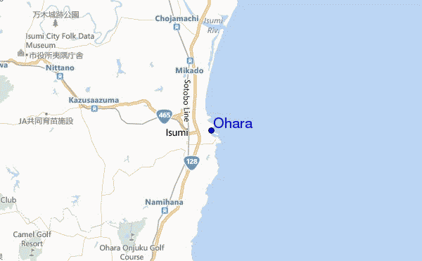 locatiekaart van Ohara