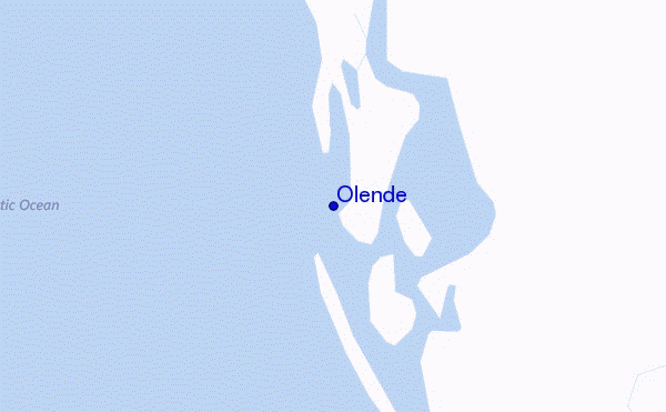 locatiekaart van Olende