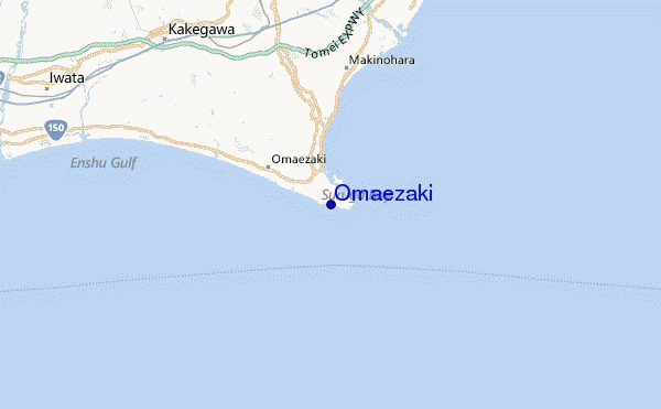 Omaezaki Location Map