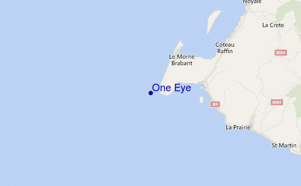 locatiekaart van One Eye