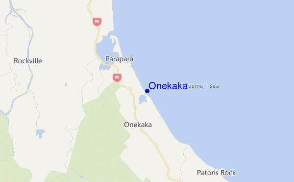 locatiekaart van Onekaka