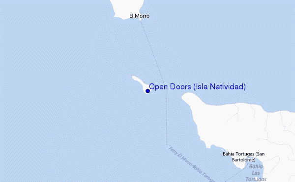 Open Doors (Isla Natividad) Location Map