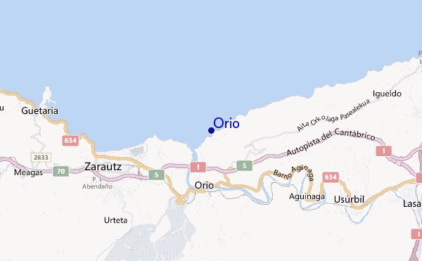 locatiekaart van Orio