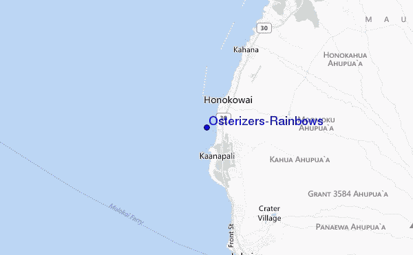 locatiekaart van Osterizers/Rainbows