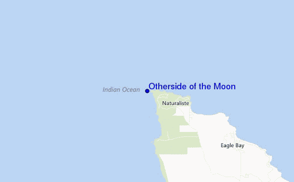 locatiekaart van Otherside of the Moon