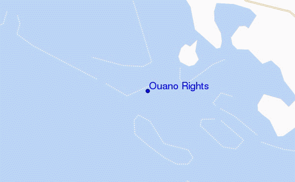 locatiekaart van Ouano Rights