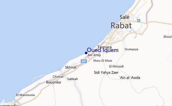 Oued Iquem Location Map