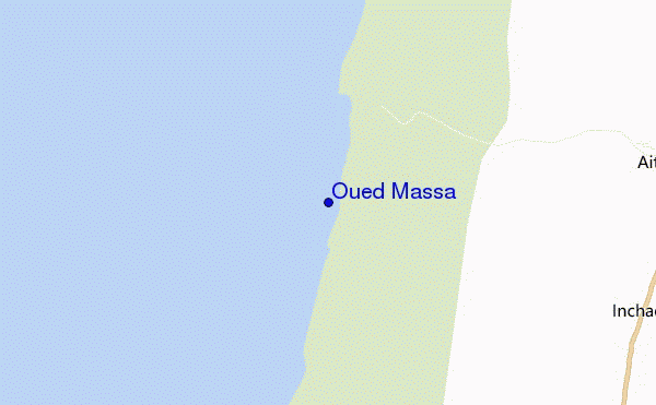 locatiekaart van Oued Massa