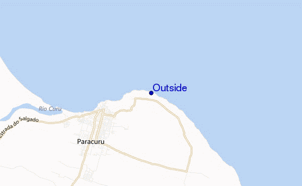 locatiekaart van Outside