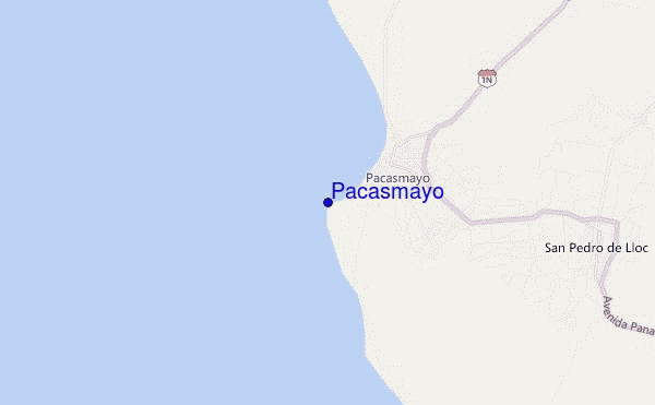 locatiekaart van Pacasmayo