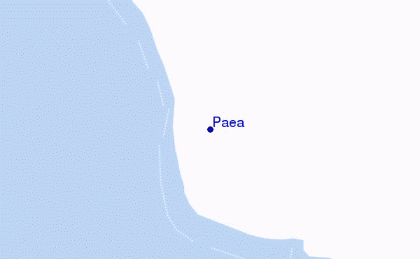 locatiekaart van Paea