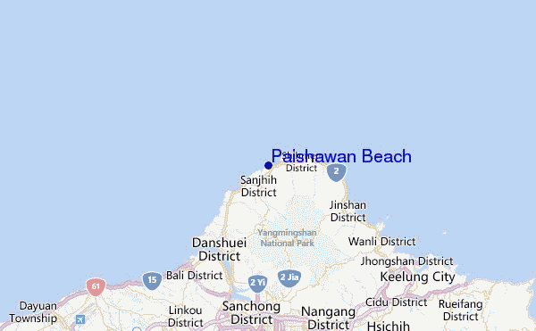 Paishawan Beach Location Map