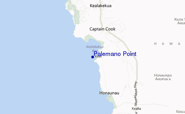 locatiekaart van Palemano Point