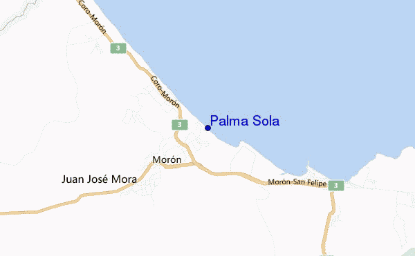 locatiekaart van Palma Sola