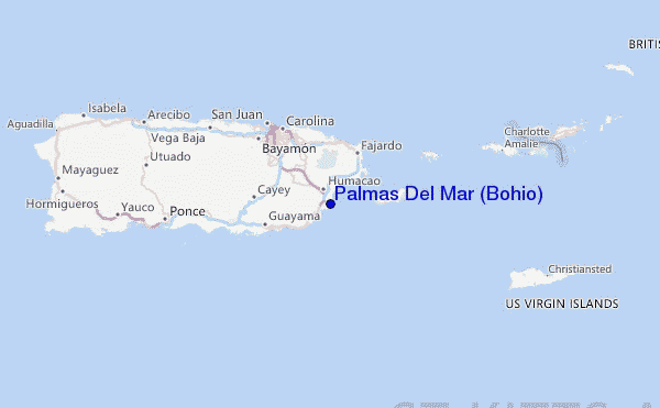 palmas del mar puerto rico map Palmas Del Mar Bohio Golfvoorspellingen En Surfberichten Puerto palmas del mar puerto rico map